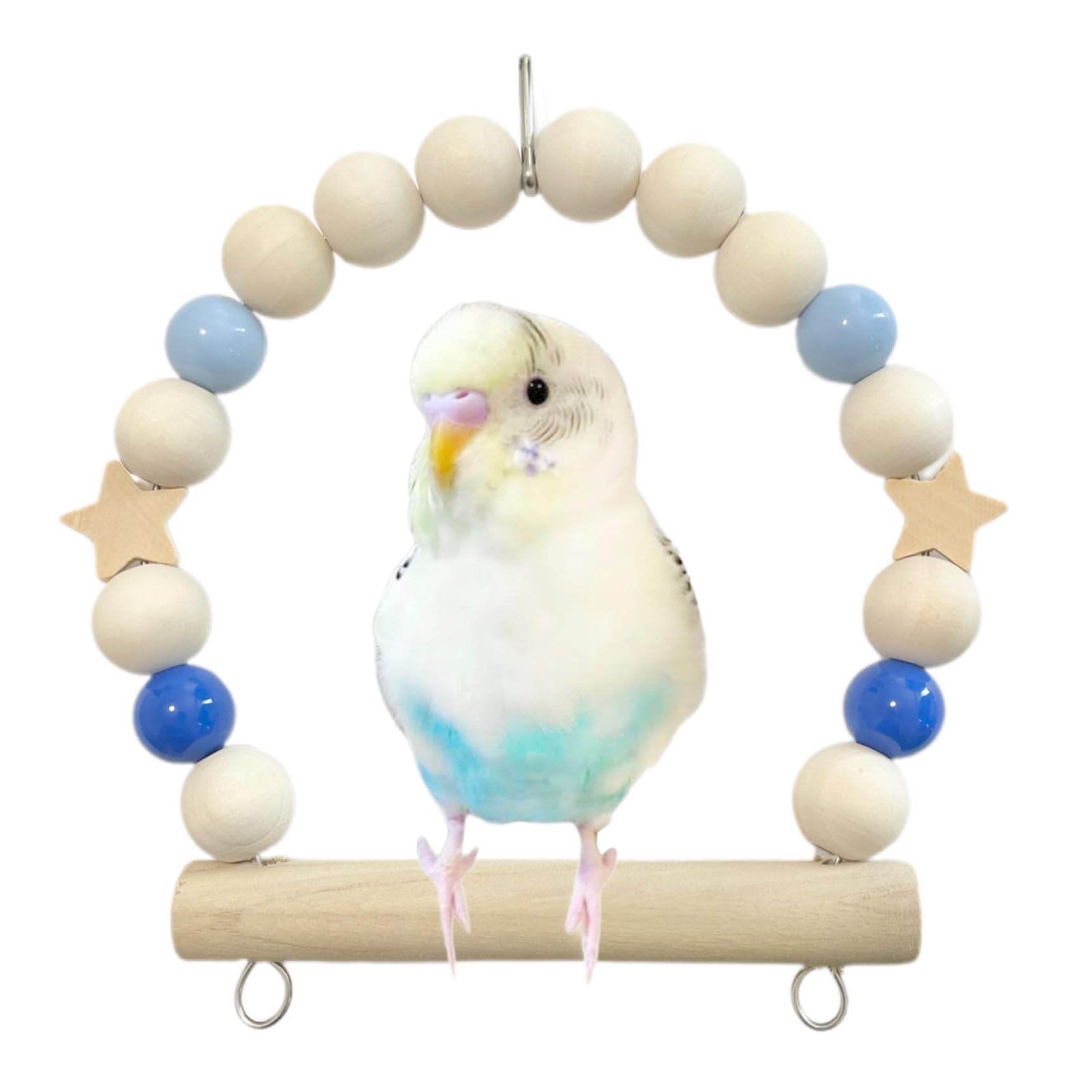 Amazon | 日本製 インコ ブランコ 安心安全素材 天然木 セキセイインコ